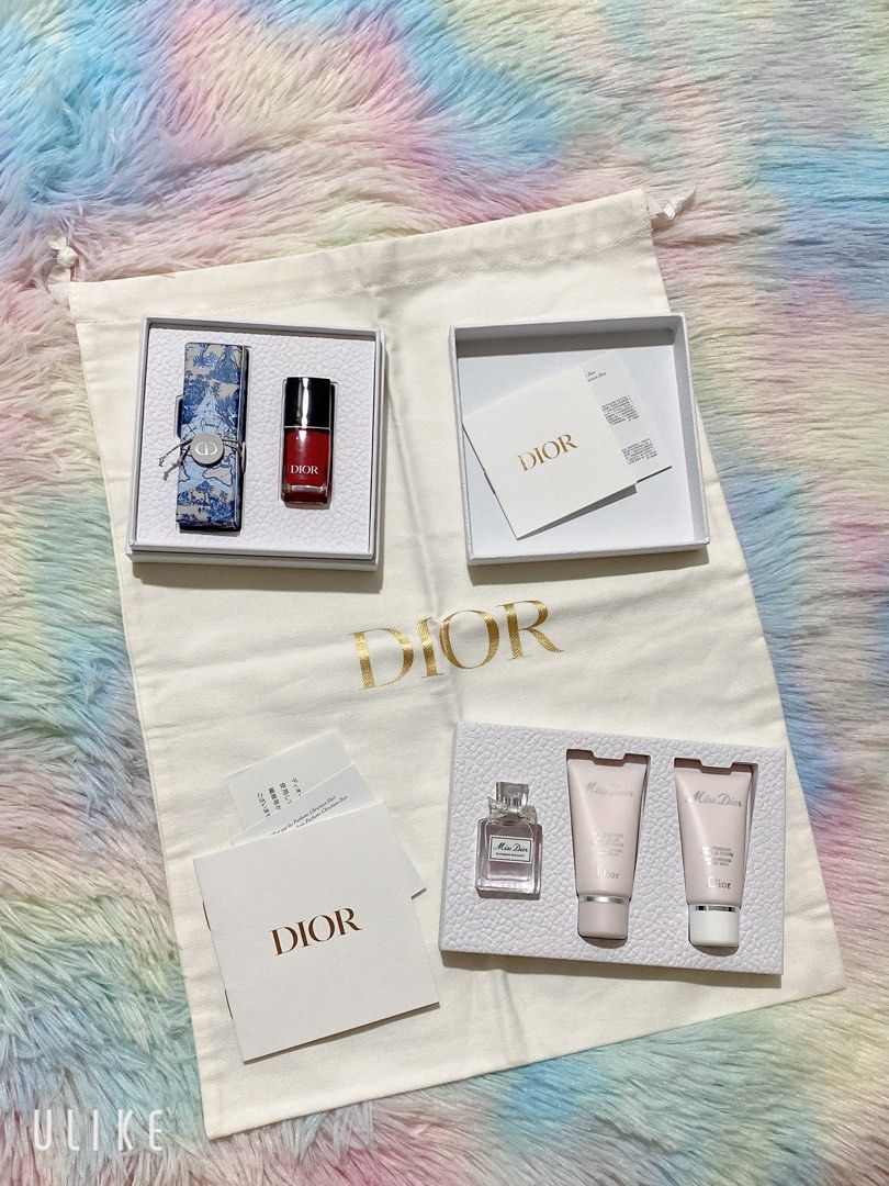 Christian Dior Set from japan (Category: Fragrance & Deodorants) located in Angeles City. Submitted by sjd_stuff (Listing ID 1436862815, Image 1). Description: Miss dior blooming bouquet set Dior lipstick nail polish .