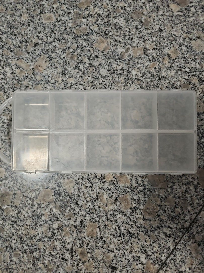 Clear Plastic Storage Box with Compartments449426881124782080