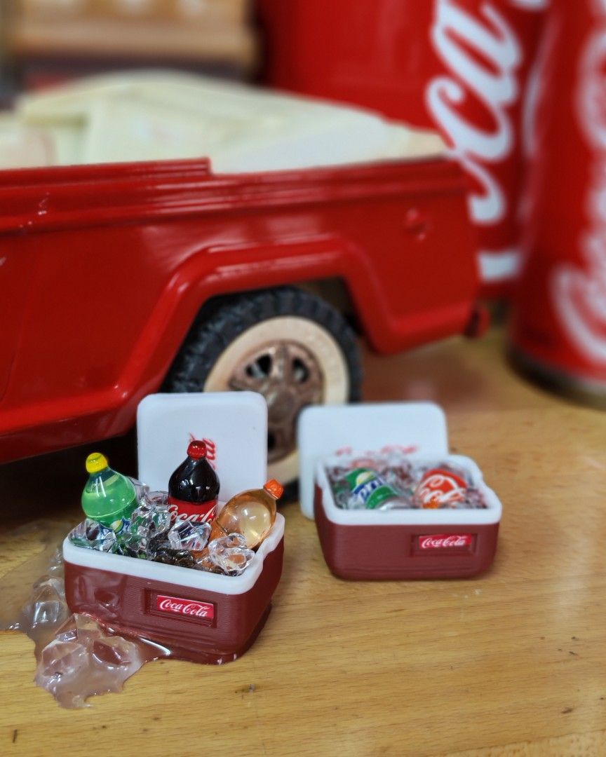 Coca-Cola Miniature Bucket and Cooler Set (Category: Vintage Collectibles) located in Manila. Submitted by nikisecretmarket (Listing ID 1436973027, Image 3). Description: Don't let the sun slow you down! ☀️🙅‍♀️ My handmade refresheners are the perfect summer sidekick. With 4 different designs to choose from, you can stay cool in style. Same refreshing vibe in every single one—get yours now! 💦🙌 -Collectible Coca-Cola miniature set. - Includes a
