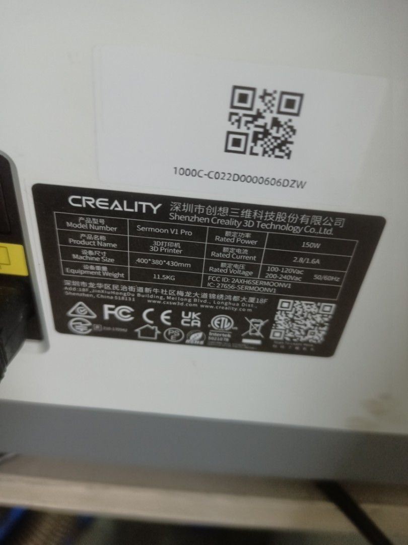 Creality Sermoon V1 Pro 3D Printer for sale449145818349588484