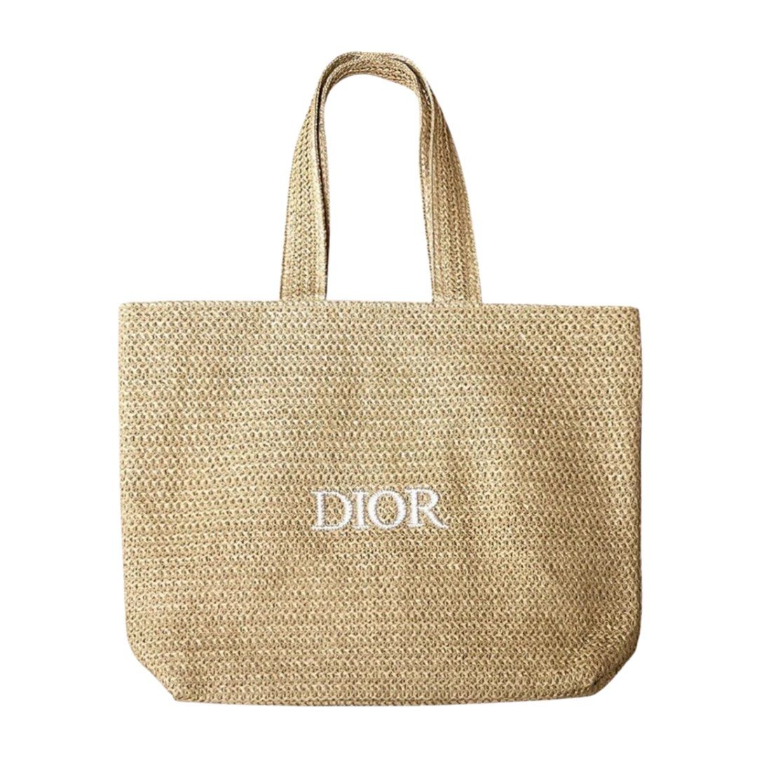 Dior Raffia Tote Bag LARGE size Authentic GWP VIP (Category: Luxury Bags & Wallets) located in Tagaytay City. Submitted by rflrfl (Listing ID 1429598746, Image 1). Description: 💯Authentic GWP VIP item ✅Summer-ready ✅Spacious ✅43x35x10 ✅3 stocka On-hand and Ready to Ship.