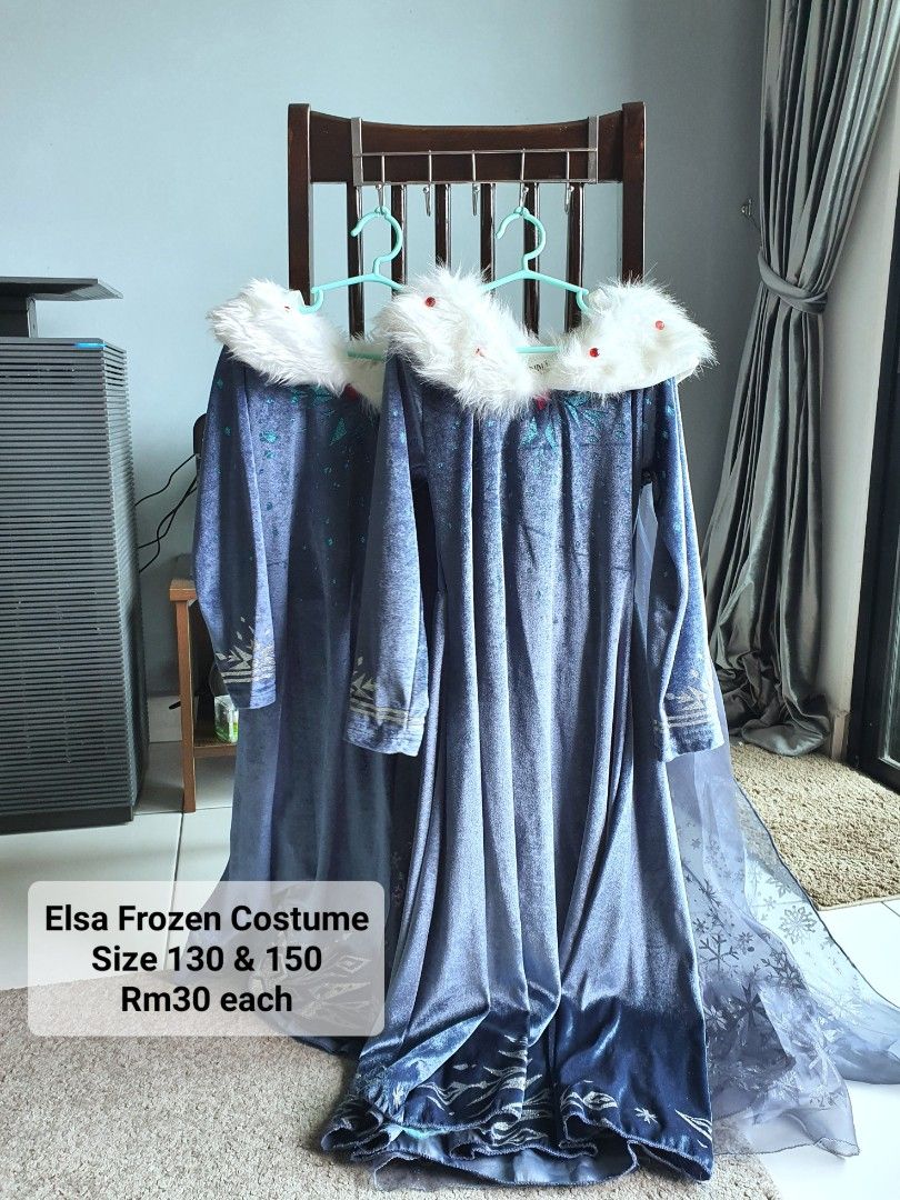 Elsa Frozen Costume sz 150, Babies & Kids, Babies & Kids Fashion on ...