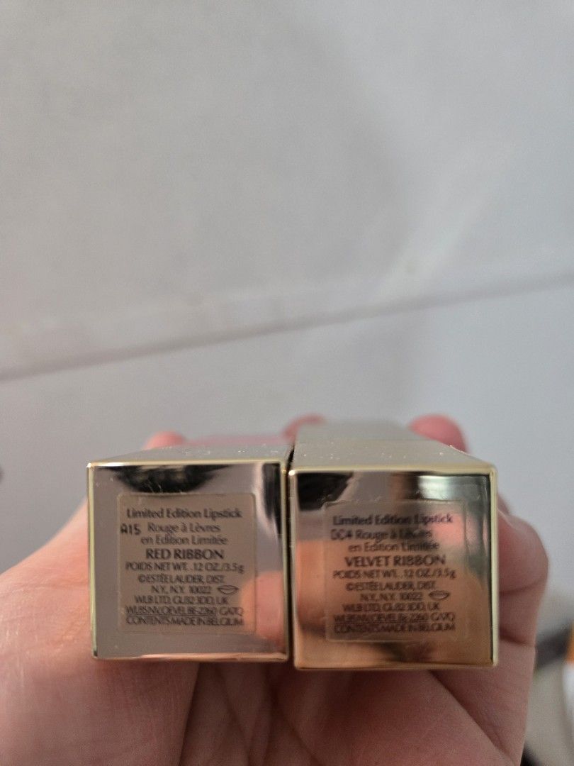 Estee Lauder Lipstick (Category: Makeup) located in Manila. Submitted by agnescang (Listing ID 1436827415, Image 2). Description: 800 for both used 2-3x.