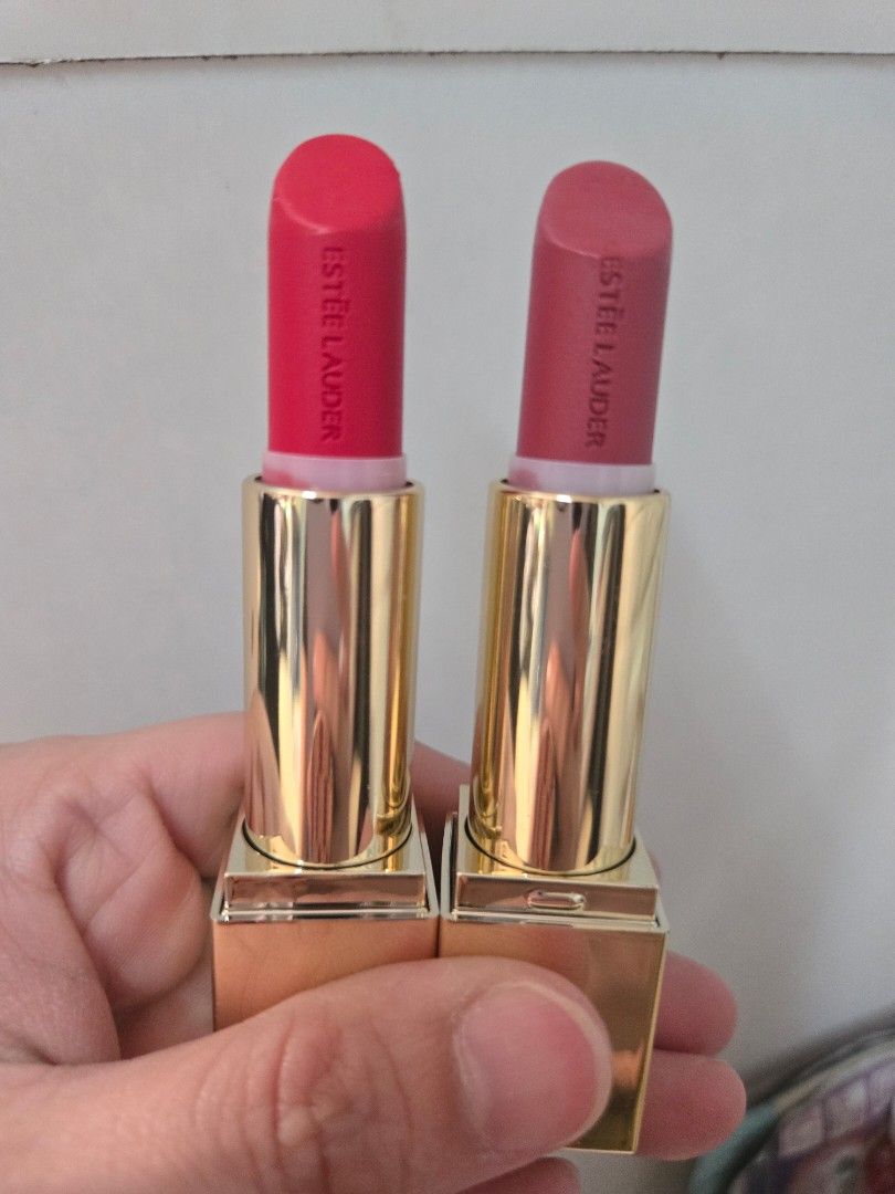 Estee Lauder Lipstick (Category: Makeup) located in Manila. Submitted by agnescang (Listing ID 1436827415, Image 3). Description: 800 for both used 2-3x.