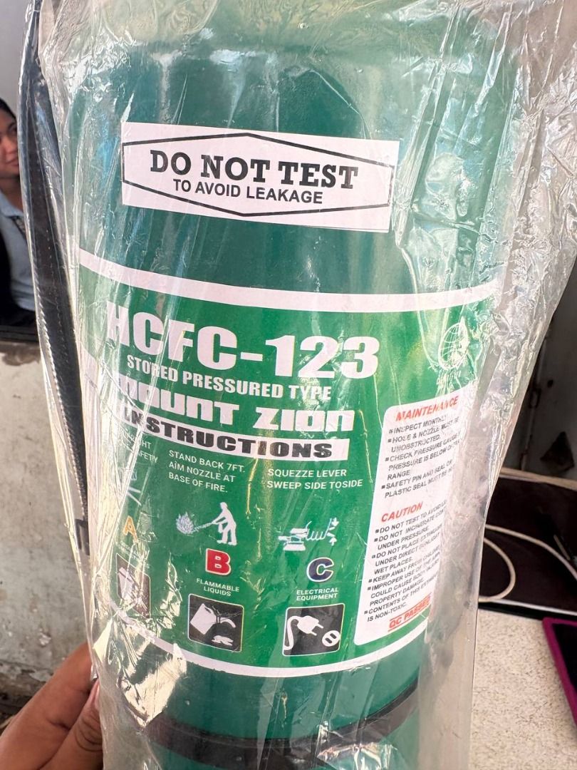 Fire Extinguisher Green 10lbs Specs: 123 (Category: Everything Else Others) located in Manila. Submitted by joeyroque09 (Listing ID 1436842228, Image 1). Description: Fire Extinguisher Green 10lbs Specs: 123 Price: 5000.