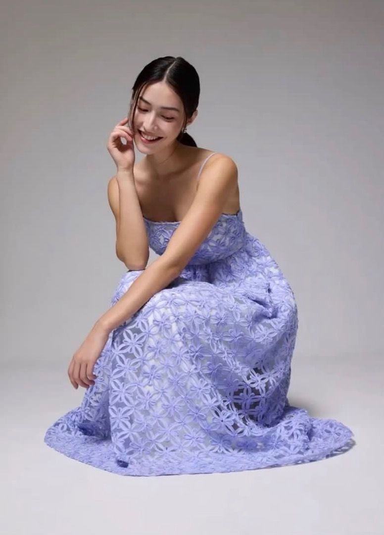 Floral Embroidered Maxi Dress