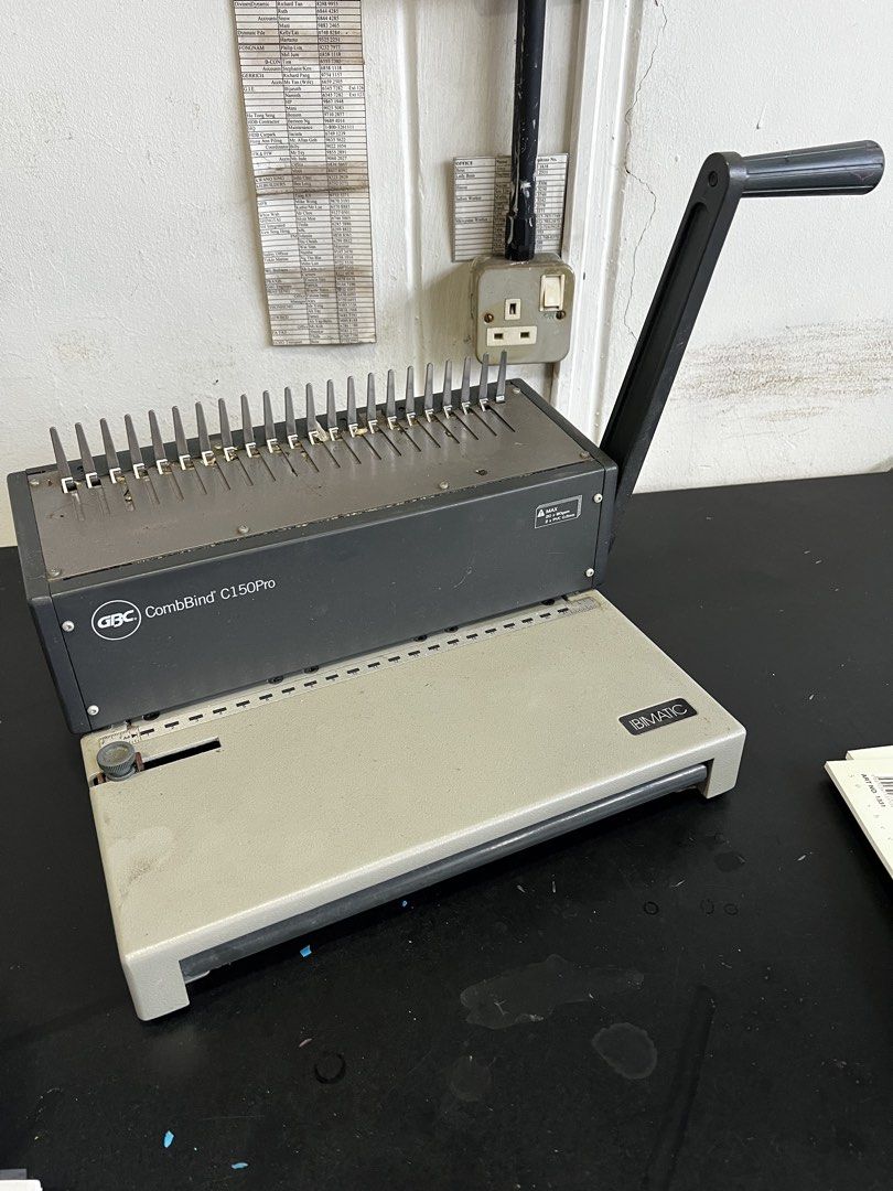 GBC CombBind C150Pro Binding Machine449380251663093760