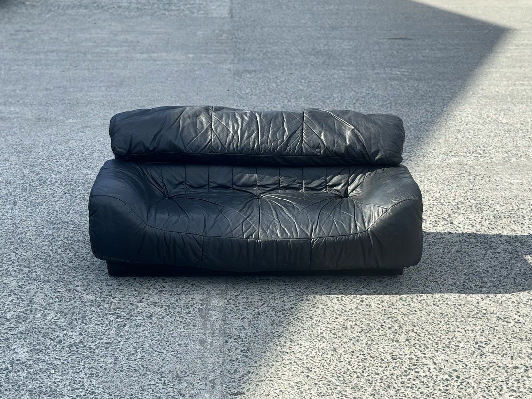 Genuine Leather Low 2.5 Seater Sofa (Category: Sofas) located in Bulacan. Submitted by rock_off.thriftshop.ph (Listing ID 1436880769, Image 1). Description: .