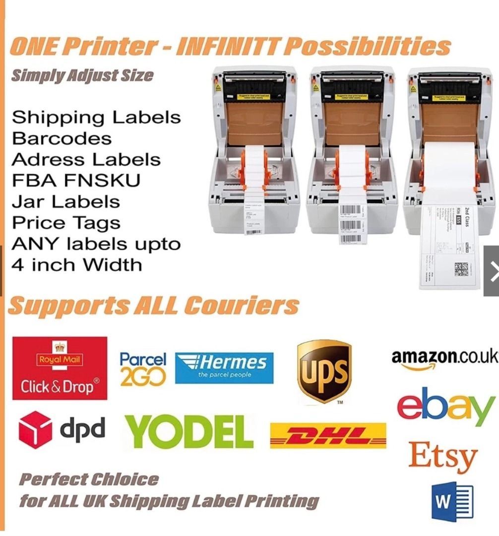 Good as new- Wifi | Thermal Label Printer with BLUETOOTH449492988849694721