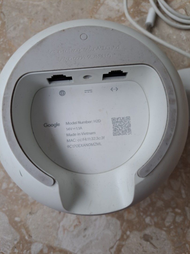 Google Nest Wifi Router - H2D Model449140407371704321