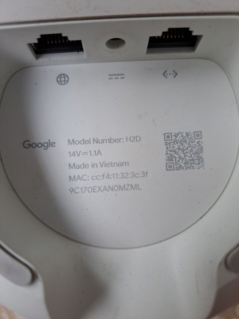 Google Nest Wifi Router - H2D Model449140407371704322