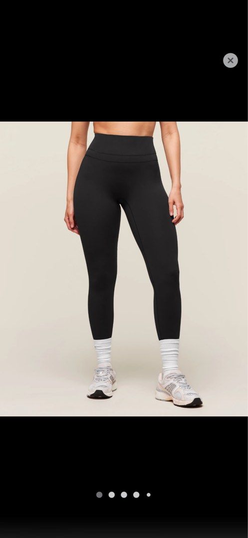 Gymshark Whitney Black Regular Leggings (Category: Activewear) located in Quezon City. Submitted by tini__w (Listing ID 1436926145, Image 1). Description: - Authentic gymshark leggings - SRP $50 - Purchased Feb 2026 - Size: S, but best fits XS - High-waisted design - Material: Nylon and Elastane - Flattering fit - Suitable - Gymshark logo on waistband - RFS: doesn’t fit.