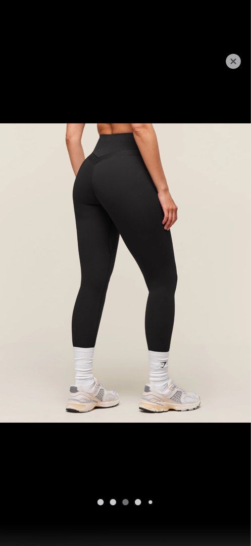 Gymshark Whitney Black Regular Leggings (Category: Activewear) located in Quezon City. Submitted by tini__w (Listing ID 1436926145, Image 2). Description: - Authentic gymshark leggings - SRP $50 - Purchased Feb 2026 - Size: S, but best fits XS - High-waisted design - Material: Nylon and Elastane - Flattering fit - Suitable - Gymshark logo on waistband - RFS: doesn’t fit.