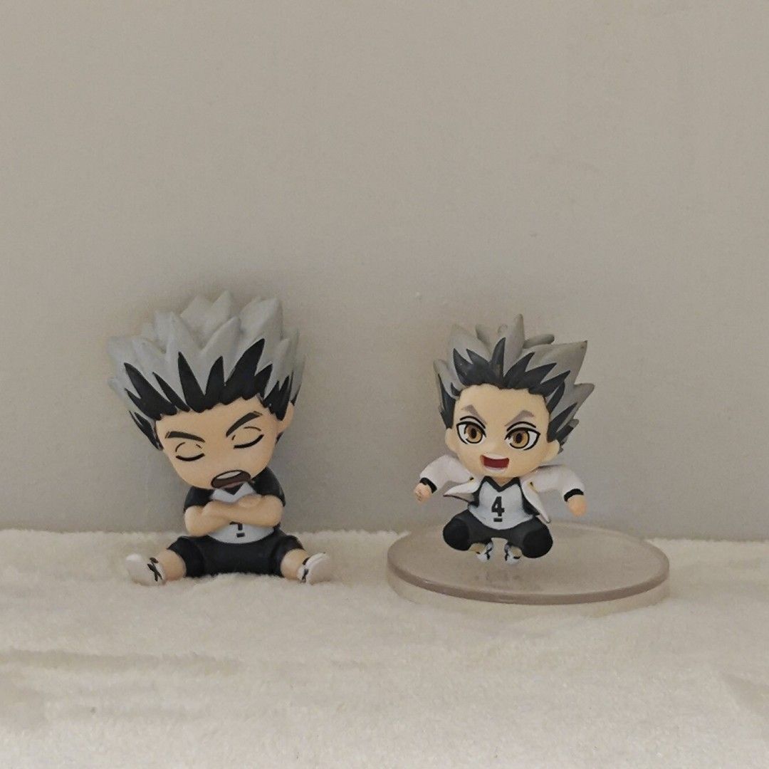 Haikyuu! Bokuto Koutarou Figure (Category: Figurines & Statues) located in Valenzuela. Submitted by elyen_julyen (Listing ID 1436909873, Image 1). Description: selling them both for 300.00 php the stand is slightly loose x for sensitive .