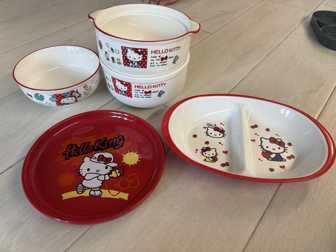 Hello Kitty Dinnerware Set - Bowls, Plates449099095019376641