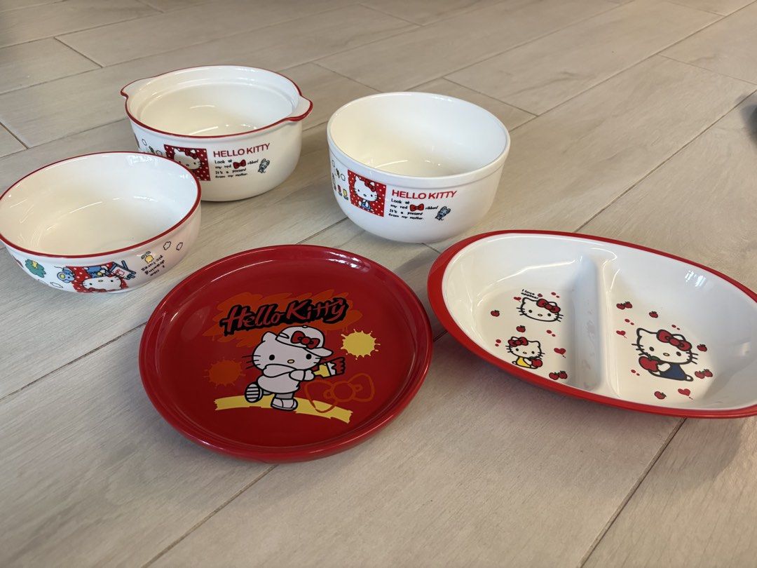 Hello Kitty Dinnerware Set - Bowls, Plates449099095019376640