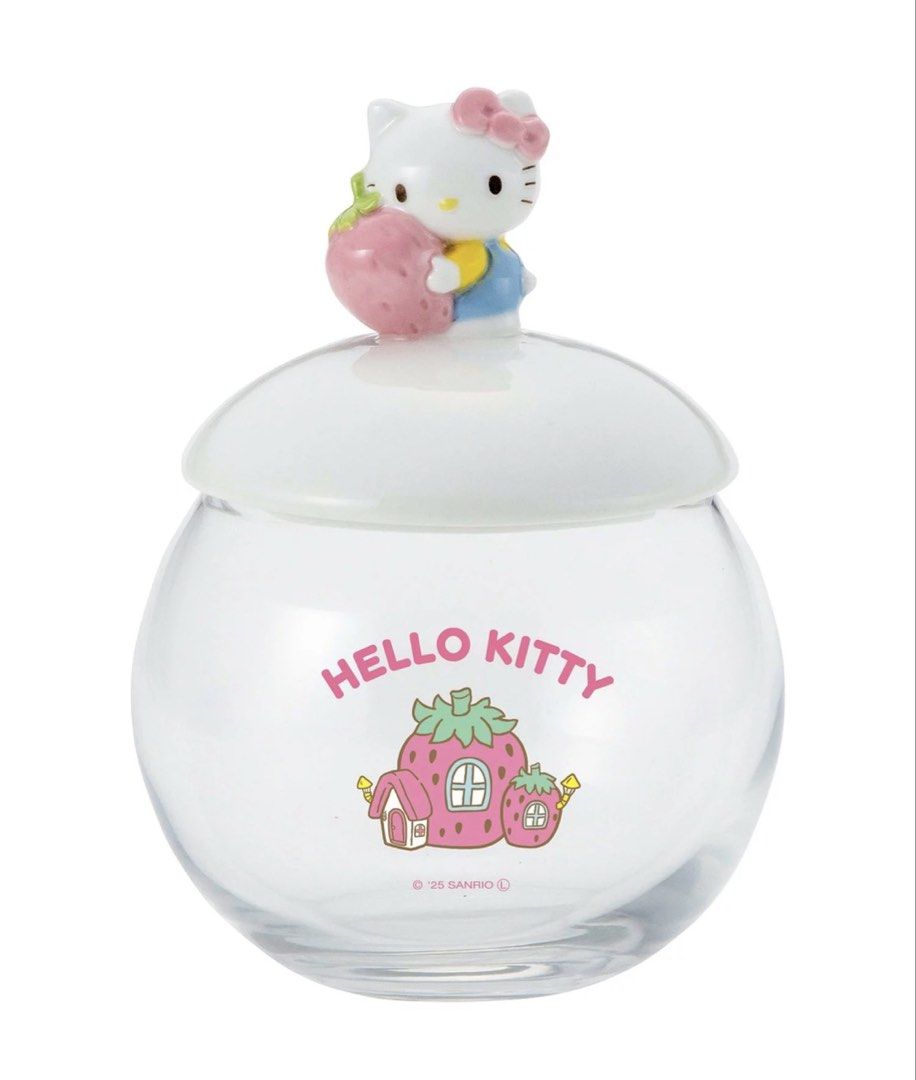 Hello Kitty Pink Strawberry Candy  Jar - Japan Authentic449978966957762560