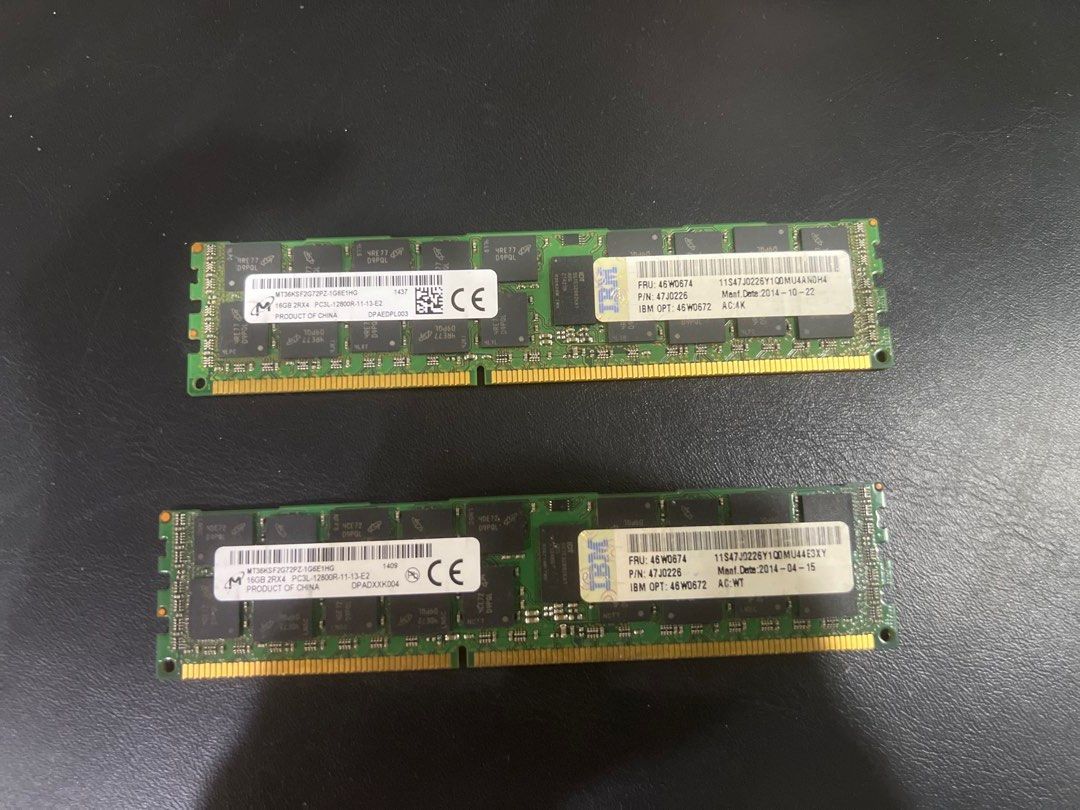 IBM 32gb DDR3 ECC RAM449815814855075840