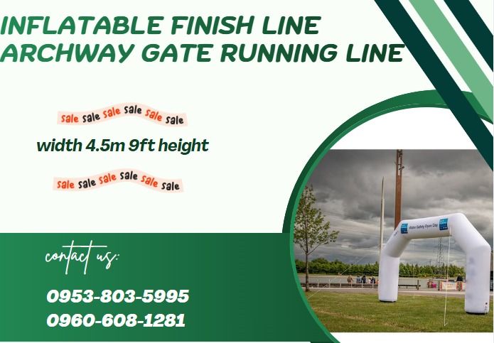 inflatable finish line archway gate running line, Everything Else ...