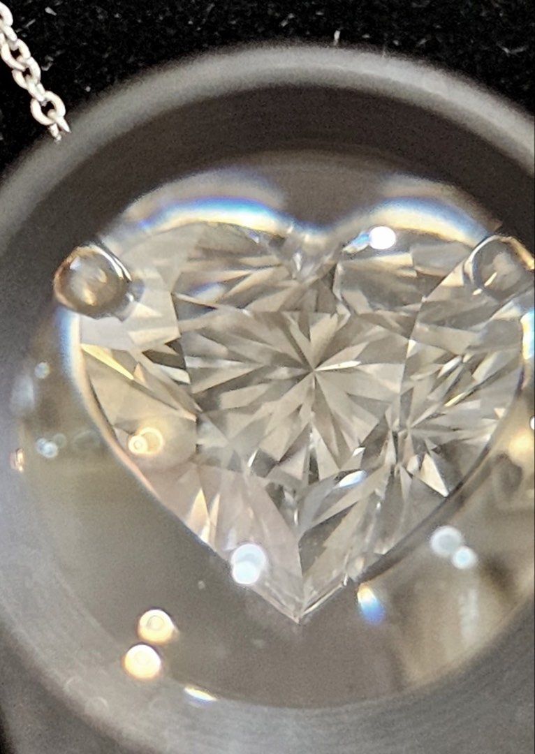 Internally Flawless Tiffany Heart Diamond (Category: Necklaces) located in Manila. Submitted by mnlwatchsociety (Listing ID 1436992538, Image 2). Description: 1ct Heart-Shaped Diamond Necklace | D Color | Internally Flawless | Platinum Some things are simply without flaw. This 1 carat heart-shaped diamond sits at the very pinnacle of the grading scale — D color, the highest grade of whiteness, paired with Internally Flawless clarity. A combinatio