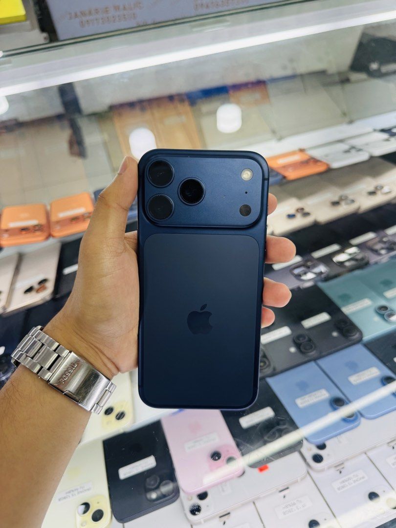 iPhone 17 Pro Max 1TB E-SIM 100% Battery Health (Category: iPhone 17 Series) located in San Juan City. Submitted by Khalidmgdla08 (Listing ID 1436833254, Image 1). Description: FOR SALE | TRADE/SWAP Price: 81,999 On hand: iPhone 17 Pro Max✔️ 1TB ✔️ E-SIM ✔️ 100% Batt health ✔️ 100% Original ✔️ 99% Makinis ✔️ 99% Smooth ✔️ NOT REFURB ✔️ NO HIDDEN ISSUES ✔️ NEVER BEEN REPAIRED ✔️ TEST TO SAWA✔️ FREE 3-UTOOLS ✔️ ANY MODEL OF IPHONE AND SAMSUNG ARE A