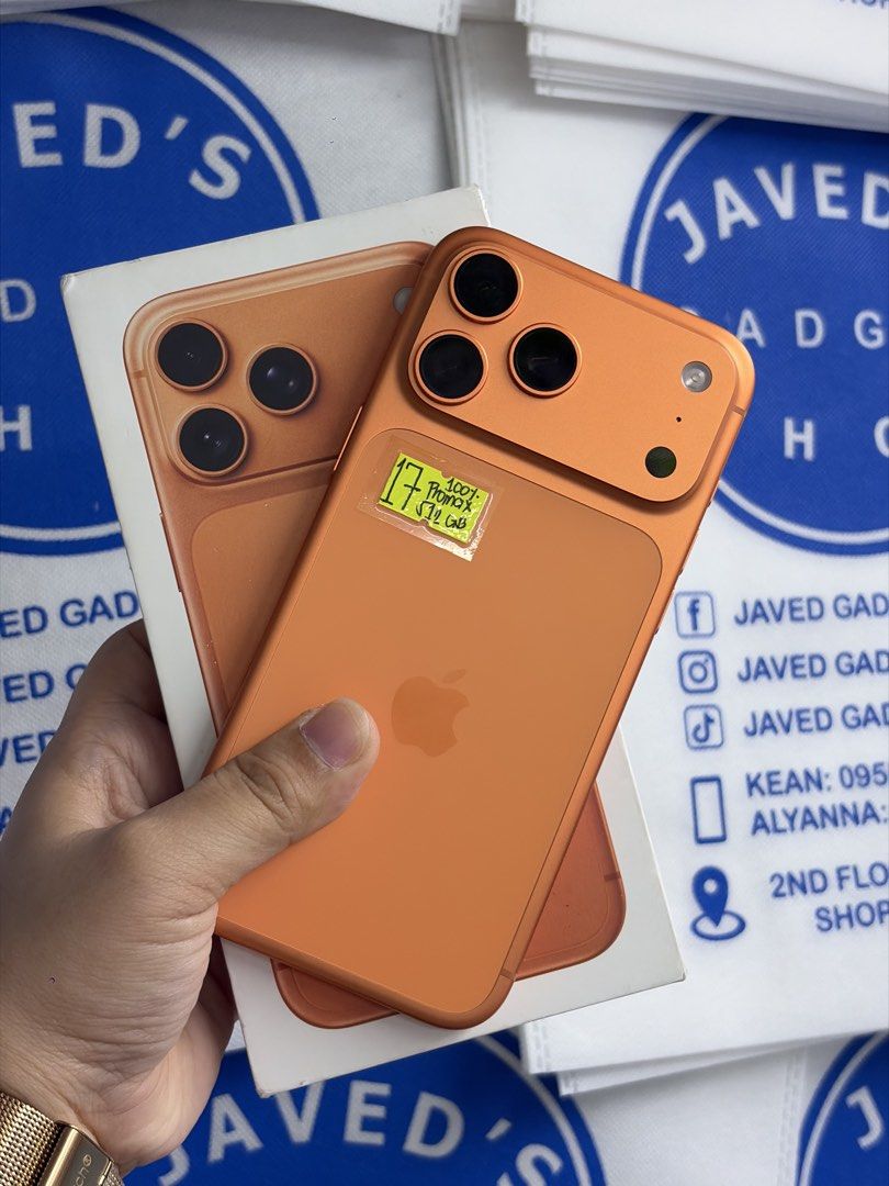 Iphone 17 Pro Max 512gb Esim Unlock 100% batt (Category: iPhone 17 Series) located in San Juan City. Submitted by javedsgadgetshop (Listing ID 1436945460, Image 3). Description: INSTALLMENT OPTIONS : SPAY LATER / GGIVES / CREDIT CARD! WE BUY AND SELL SO PWEDE MAGBINTA OR SWAP ! Quick Specs : 77,000 💵 Iphone 17 Pro Max (esim unlock) •512gb •US Variant •100% batt health •esim Unlock •100% Smoothness •No hidden issue | No Repaired •100% Authentic |