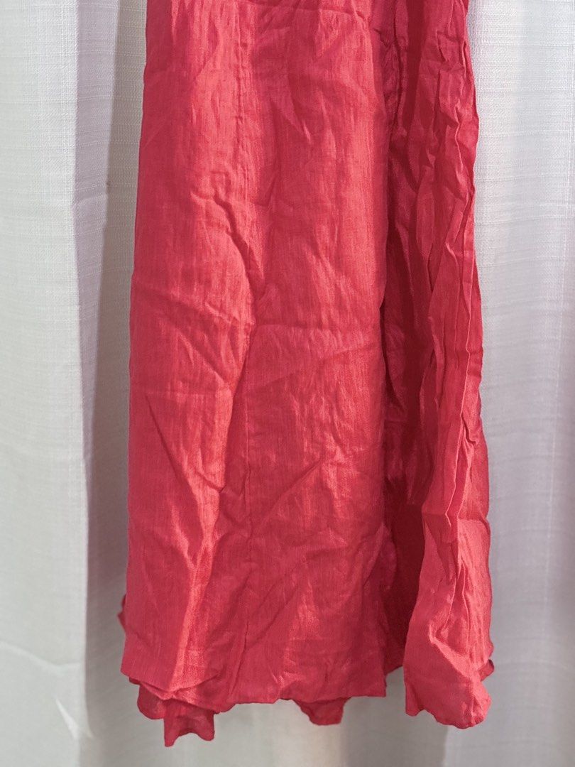 Kookai Red Maxi Linen Dress (Category: Dresses) located in Bulacan. Submitted by sum1scloset (Listing ID 1436885017, Image 3). Description: SERIOUS BUSINESS ONLY, PLEASE. THOSE WHO WILL WASTE MY TIME WILL BE BLOCKED. closet clean-up to create space for a more sustainable lifestyle 💟 • most pieces are in xxs–xs, with only a few in s • all items are well taken care of and properly stored — i treat my clothes like babies 🤭 • actual photos are alre