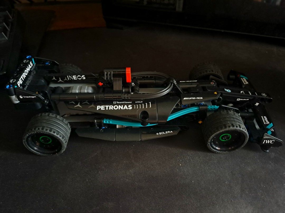 Lego Technic Mercedes-AMG F1 (Category: Lego & Building Sets) located in Manila. Submitted by milox_ (Listing ID 1436884922, Image 3). Description: Lego Technic – 750 + sf – inclusion: box (damaged) & manual – condition: almost new but has minimal dust – already built – rfs: decluttering.