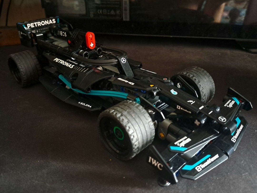 Lego Technic Mercedes-AMG F1 (Category: Lego & Building Sets) located in Manila. Submitted by milox_ (Listing ID 1436884922, Image 2). Description: Lego Technic – 750 + sf – inclusion: box (damaged) & manual – condition: almost new but has minimal dust – already built – rfs: decluttering.