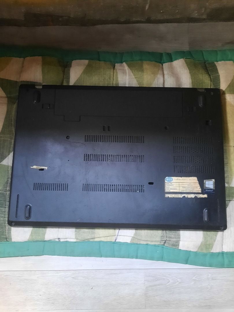 Lenovo Thinkpad T480 (Defective - With Power) (Category: Laptops & Notebooks) located in Manila. Submitted by theslayer16 (Listing ID 1436865785, Image 3). Description: Lenovo Thinkpad T480 (Defective - With Power) Pa Benta po sa akin ng Pinsan ko po; Selling Thinkpad T480 Intel i5-8250U, with Intel wifi chip, fingerprint, camera, led keyboard and battery both internal and external battery working. Wala pong Charger, RAM, ssd. Kinuha po nya. Defe