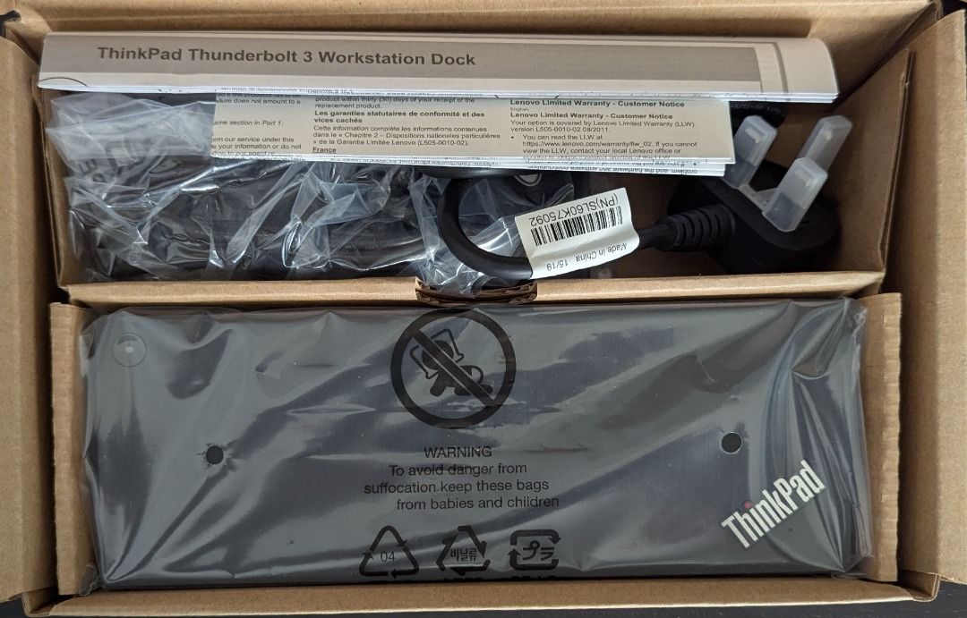 Lenovo ThinkPad Thunderbolt 3 Dock Gen 2449290569693931521