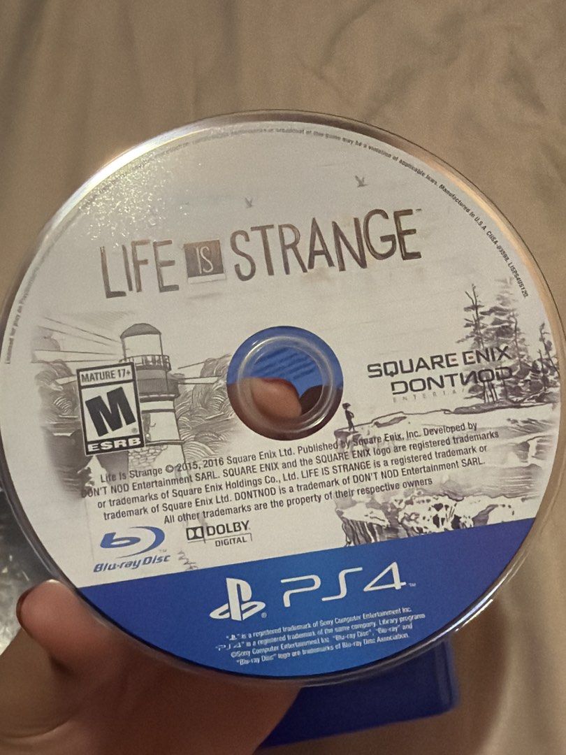 Life is Strange PS4 Game (Category: PlayStation) located in Taytay. Submitted by stph_declutters (Listing ID 1437002937, Image 2). Description: - Life is Strange for PlayStation 4 - Features the game title and a woman on the cover - Published by Square Enix - Rated M for Mature 17+ MOP: 🧾Gcash / Maya / Maribank / Bank Transfer MOD: 🚚LalaMove / Ggx / Grab 📍Taytay, Rizal .