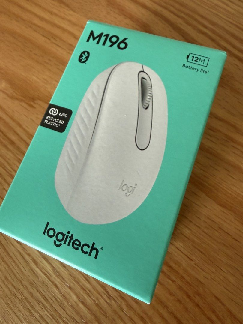 Logitech M196 Wireless Mouse - White449268844184872961