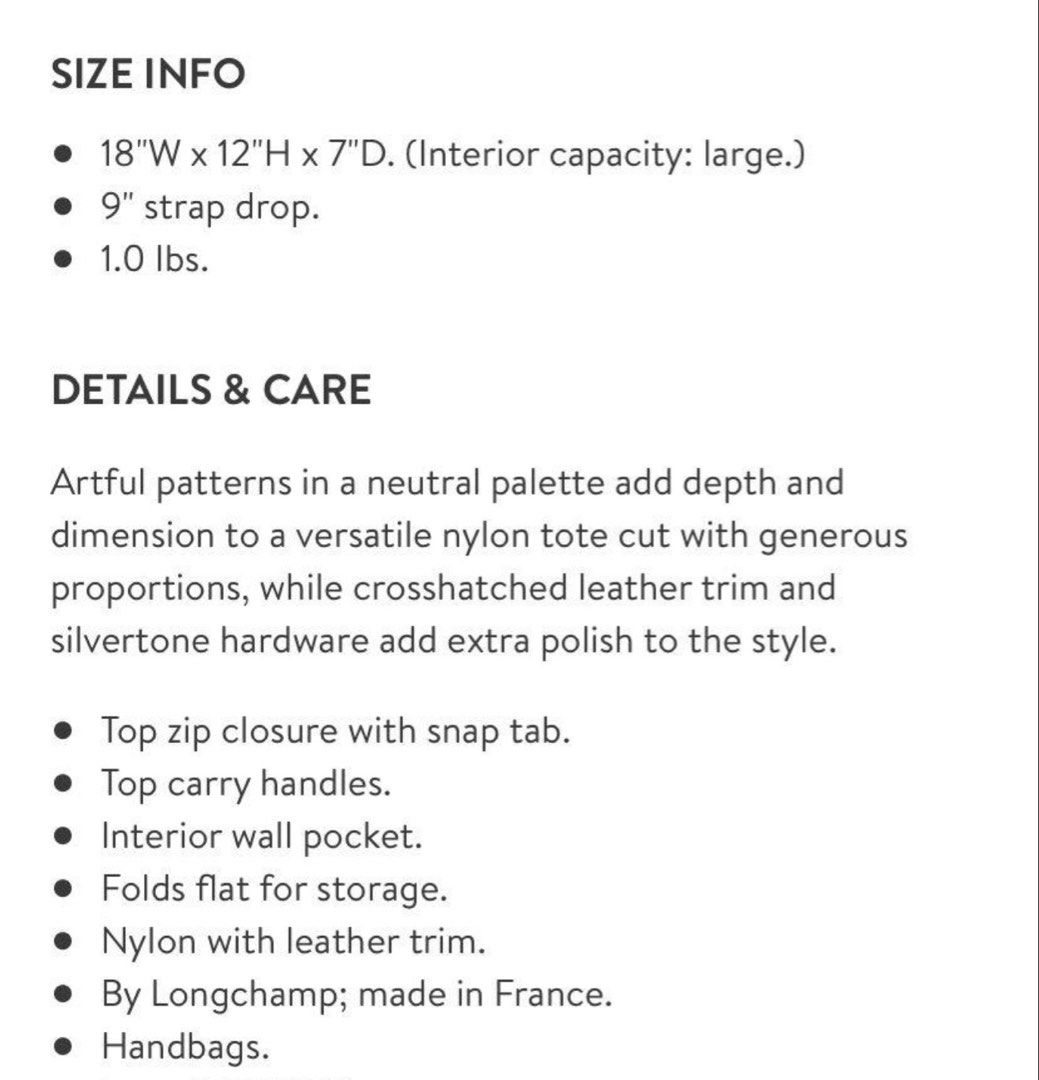Longchamp Limited Edition Bag (Category: Luxury Bags & Wallets) located in Cavite. Submitted by shopnshare (Listing ID 1437012961, Image 2). Description: Bought for P12k at Rustans. Selling half the price. Used a few times No holes, no cracks, no peelings. Just need a little cleaning in the inside due to long time storage. This is a great deal, promise! RFS: no longer using. .