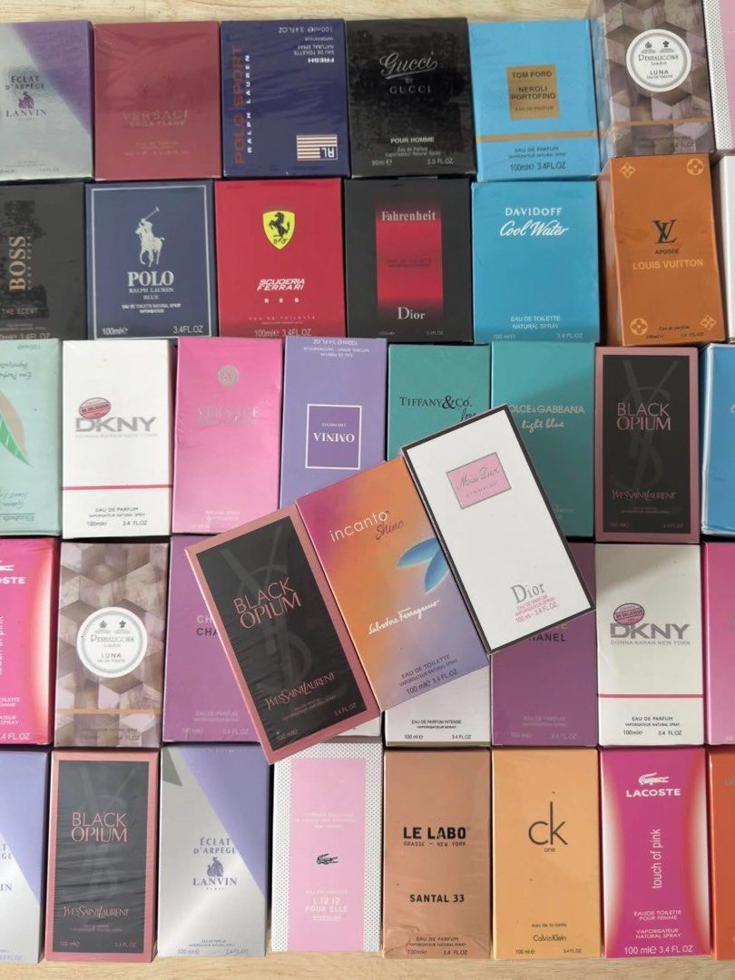 Luxury Perfumes (Category: Fragrance & Deodorants) located in Angeles City. Submitted by btsvtreasures (Listing ID 1436988430, Image 1). Description: Inspired Luxury Perfume Premium Quality 3 for ₱1,299 Limited stocks only loc: pamp mod: direct jnt mop: gcash payo pre-order for 3-5 days.