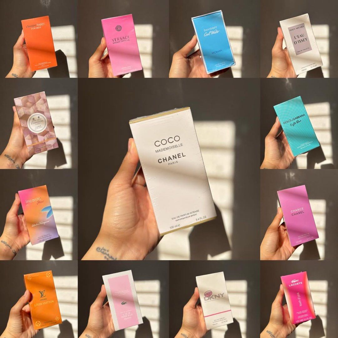 Luxury Perfumes (Category: Fragrance & Deodorants) located in Angeles City. Submitted by btsvtreasures (Listing ID 1436988430, Image 2). Description: Inspired Luxury Perfume Premium Quality 3 for ₱1,299 Limited stocks only loc: pamp mod: direct jnt mop: gcash payo pre-order for 3-5 days.