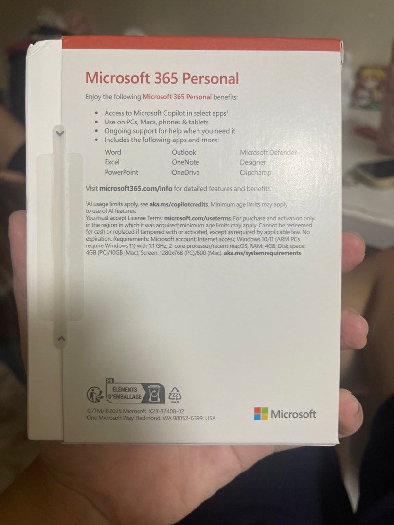 Microsoft 365 Personal - 12-Month Subscription449607991841925121