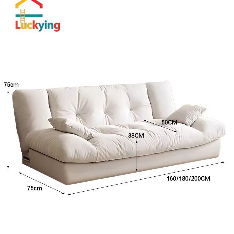 Multifunctional Adjustable Cloud Sofa Bed (Category: Bed Frames & Mattresses) located in Singapore. Submitted by franchesca24190 (Listing ID 1436952175, Image 3). Description: Multifunctional Sofa Bed This multifunctional sofa bed features minimalist design, easily convertible into a bed. 3-level adjustable backrest allows you to find your most comfortable sitting or lying position. Adopted cloud-like thickened cushion, bringing soft and cozy exp