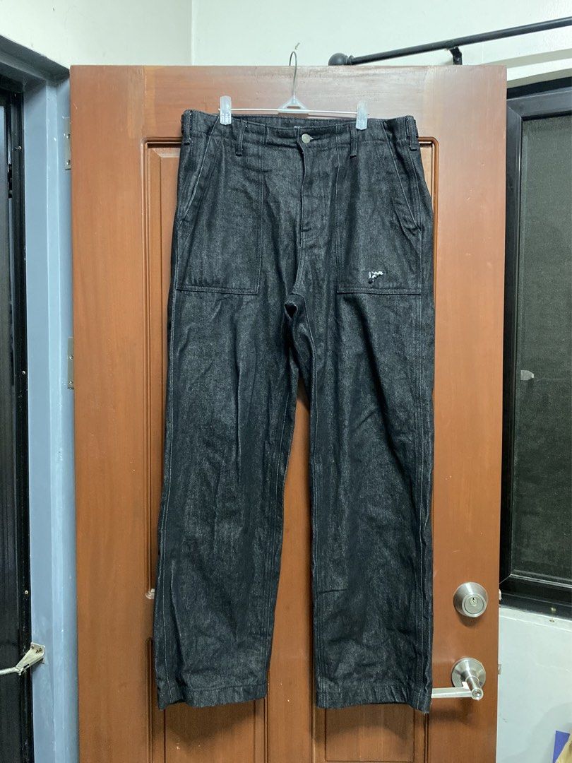 Musinsa Standard Denim Baker Pants (Category: Jeans) located in Davao. Submitted by workmensph (Listing ID 1436981098, Image 1). Description: Musinsa Standard Denim Baker Pants Waist: 34 Length: 41.5” Leg Opening: 9” Very Good Condition .