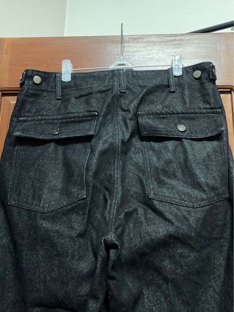 Musinsa Standard Denim Baker Pants (Category: Jeans) located in Davao. Submitted by workmensph (Listing ID 1436981098, Image 3). Description: Musinsa Standard Denim Baker Pants Waist: 34 Length: 41.5” Leg Opening: 9” Very Good Condition .