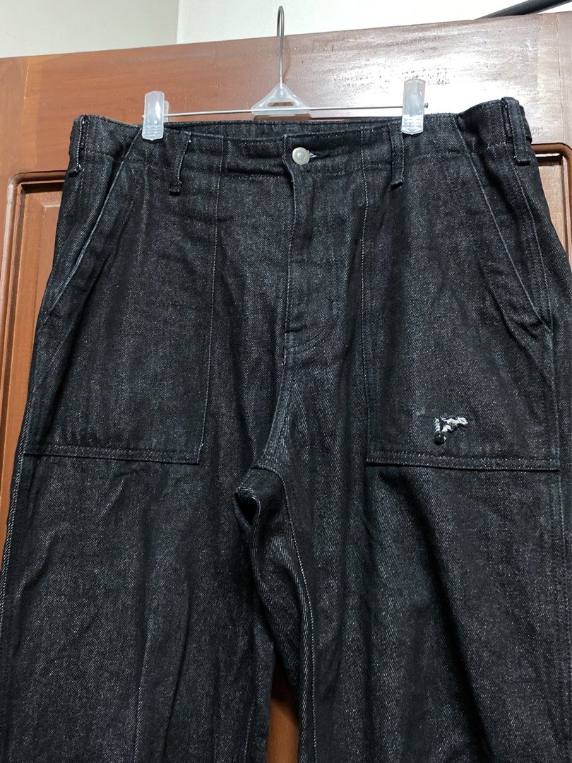 Musinsa Standard Denim Baker Pants (Category: Jeans) located in Davao. Submitted by workmensph (Listing ID 1436981098, Image 2). Description: Musinsa Standard Denim Baker Pants Waist: 34 Length: 41.5” Leg Opening: 9” Very Good Condition .