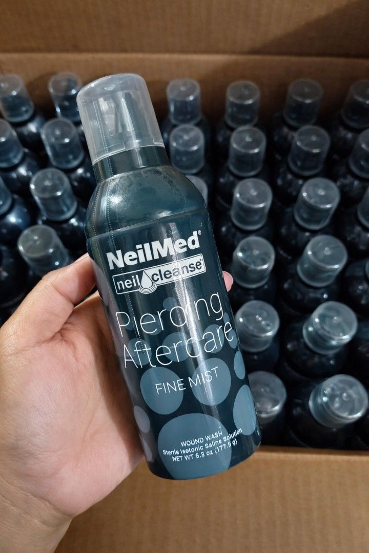 NeilMed Piercjng aftercare (Category: Body Care) located in Mandaluyong City. Submitted by neilmed_phil. (Listing ID 1436867482, Image 3). Description: New piercing? Proper aftercare is a must! 💧 Keep your piercing clean, safe, and infection-free with NeilMed Piercing Aftercare Fine Mist. Sterile saline solution that helps support faster and healthier healing. ✔ Easy spray application ✔ No twisting needed ✔ Safe and gentle for all piercings 📩 M
