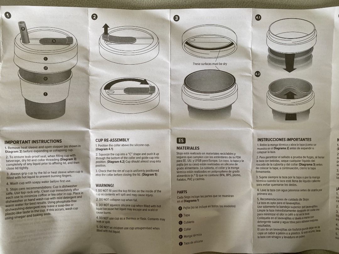 New Stojo Collapsible Coffee Cup 355mL - Black449455476137666563