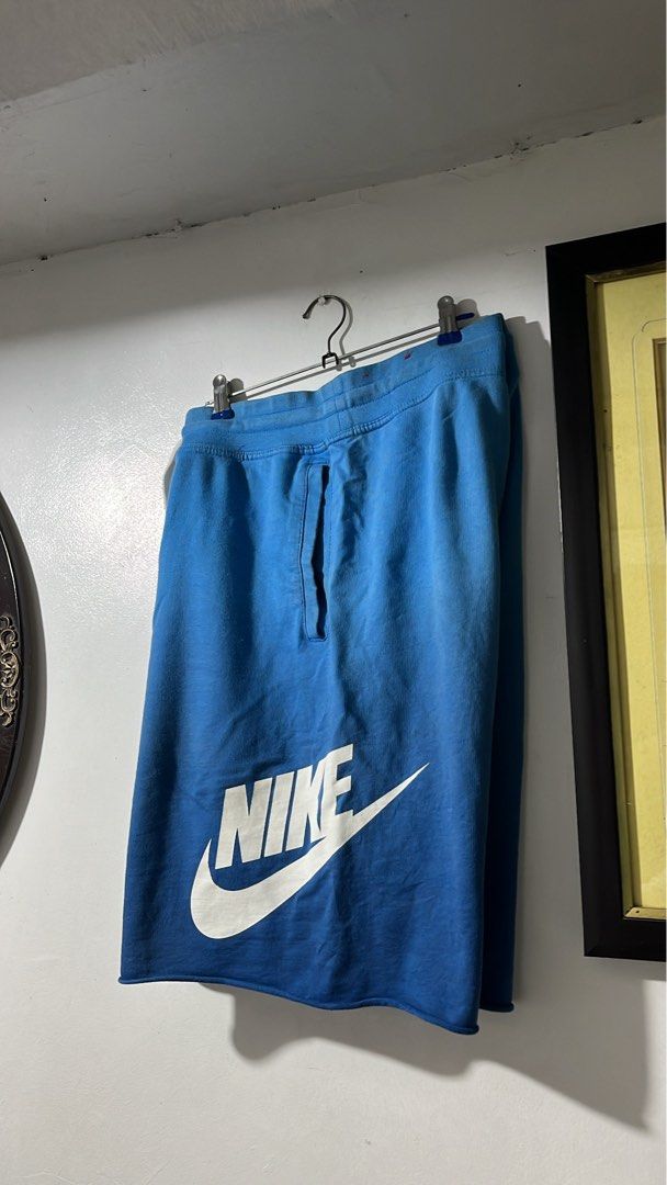 Nike Blue Shorts XXL (Category: Shorts) located in Cavite. Submitted by renz.rezn (Listing ID 1436899534, Image 1). Description: - Nike XXL shorts - Blue color - White Nike logo - 100% cotton - Made in China - Drawstring waistband 600 Free ship.