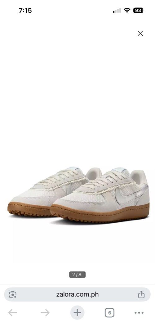Nike Field General 5.5 (Category: Sneakers) located in Cabuyao City. Submitted by letsgoloid (Listing ID 1437015754, Image 2). Description: - Brand new, unworn with box - Platinum Tint/Metallic Silver-Vast Grey - Authentic, both in Nike site - RFS: impulse buy, too many white shoes - DM for more pics.