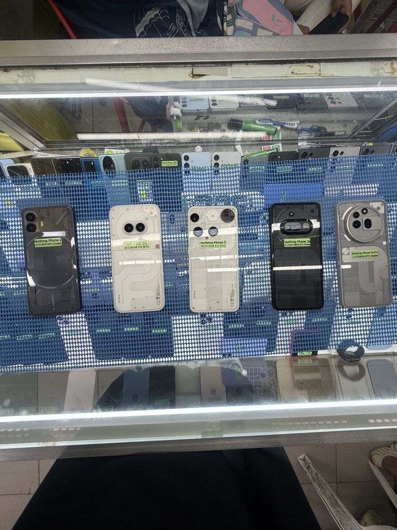Nothing Phone 2, 2a, 3, 3a, 3a Pro All Global Openline All Complete Package Description below (Category: Android Others) located in Manila. Submitted by carimgadgets (Listing ID 1436956331, Image 1). Description: Nothing Phone Prices Nothing Phone 2 12/512gb - ₱21,499 Nothing Phone 2a 8/128gb - ₱14,999 Nothing Phone 3 16/512gb - ₱32,499 Nothing Phone 3a 8/128gb - ₱17,499 Nothing Phone 3a Pro 12/256gb - ₱21,999.