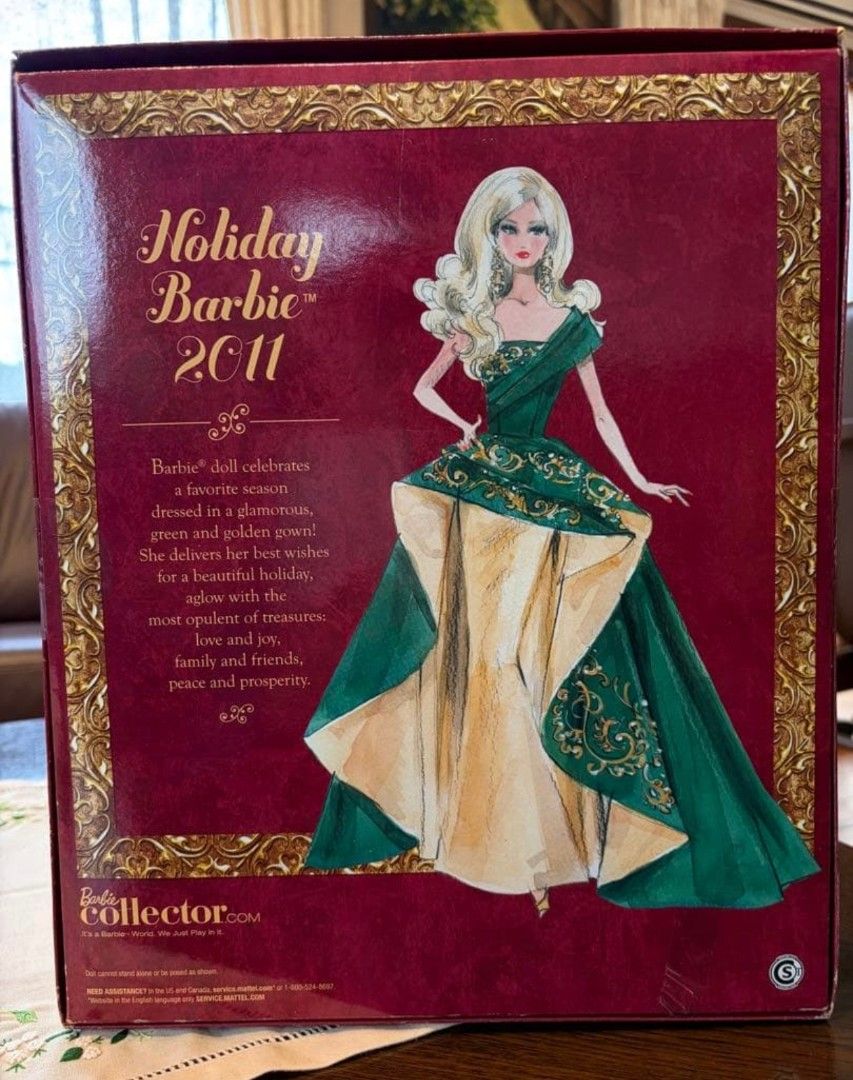 NRFB Barbie Holiday 2011 MATTEL Doll Model Muse (Category: Figurines & Statues) located in Valenzuela. Submitted by luna.lista01 (Listing ID 1436991086, Image 2). Description: EDA: July 2026 OR EARLIER, if the shipping box will be filled earlier than planned date. OK for layaway, and long term installment, DP of atleast 1000php, may be shipped sooner if the box gets full earlier. If the item has not been reserved by the buyer before the listed ED