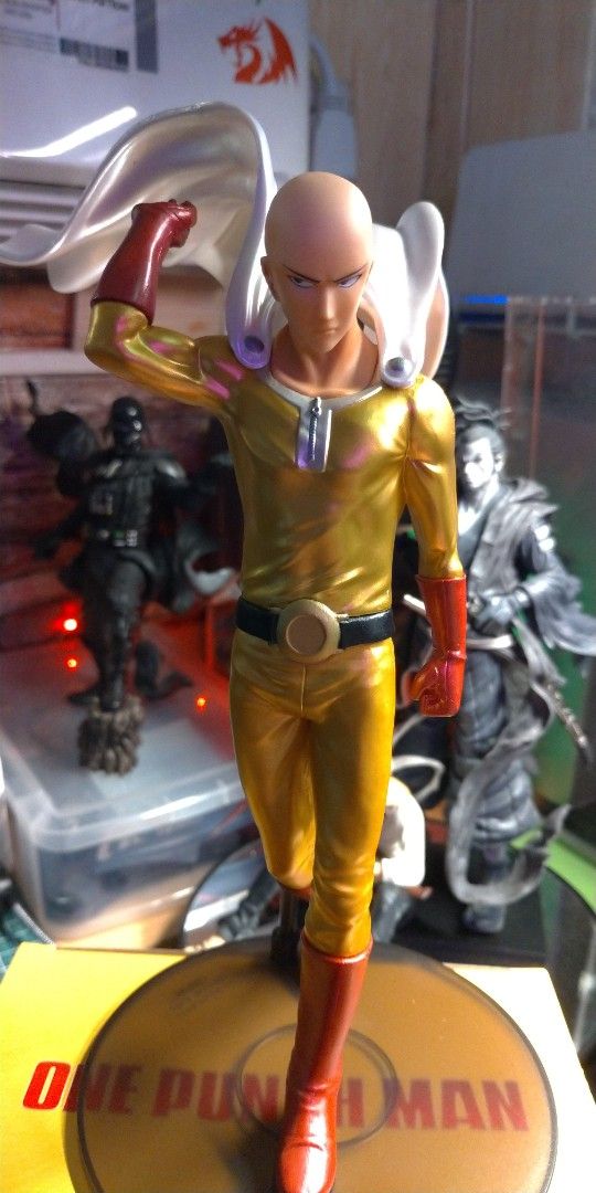 One Punch Man Saitama DXF Figure (Category: Figurines & Statues) located in Manila. Submitted by feaster1213 (Listing ID 1436839686, Image 2). Description: - One Punch Man Saitama DXF Premium Figure - Metallic color - Features Saitama in his iconic hero suit - Includes white cape - Made by Bandai - Box included (BIB) - Part of my collection so i make sure it is well taken care.