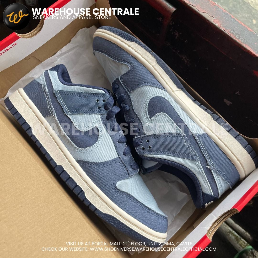 ORIGINAL DUNK LOW RETRO SE LT "ARMORY BLUE MIDNIGHT NAVY" (Category: Sneakers) located in Cavite. Submitted by warehousecentraleofficial (Listing ID 1436863335, Image 1). Description: ORIGINAL NIKE DUNK BELOW SRP. Sizes: 9.5, 10 US MEN 🚚 Couriers: JNT, JRS, LALAMOVE 💰 Mode of Payment: Bank Transfer, Gcash, and Paymaya 📩 DM our F(B) Page: Warehouse Centrale ✅ All items are 100% original. 10x moneyback guarantee if proven fake! .