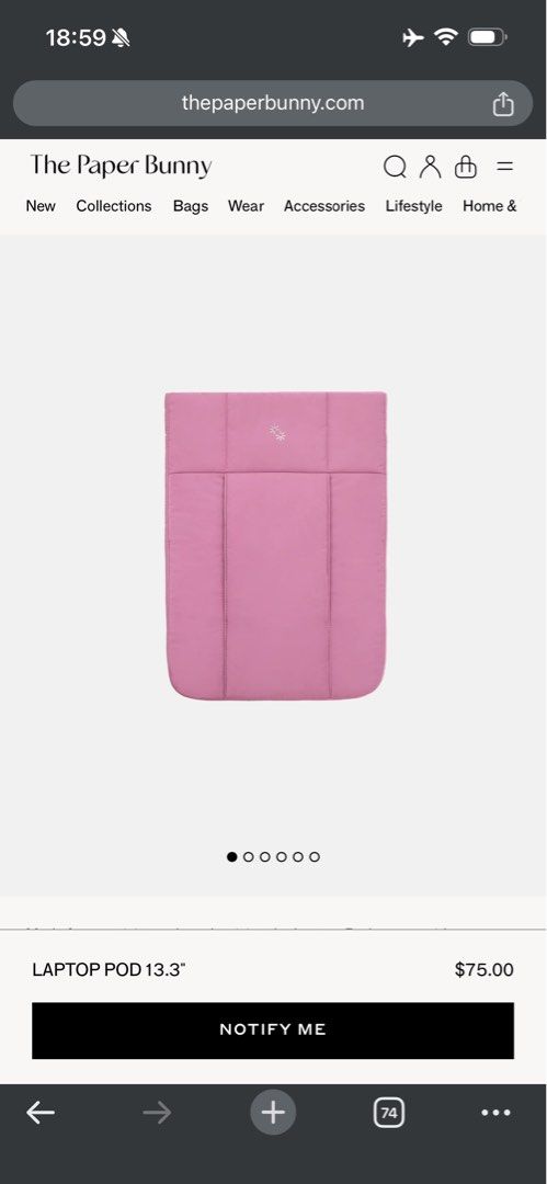 paper bunny pink bag449178255219773440